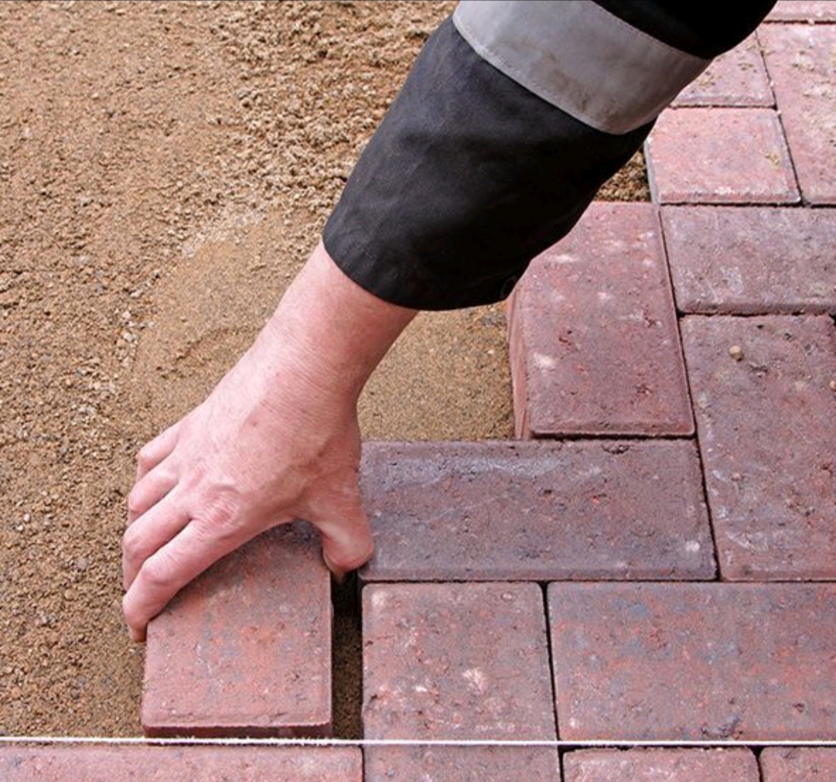 Block paving driveway