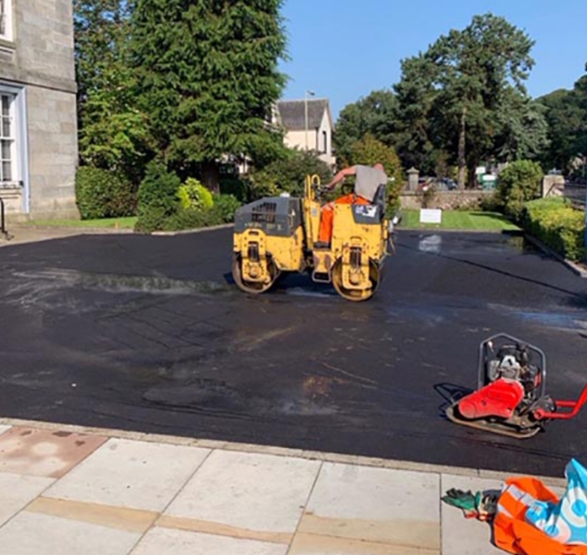 Tarmac driveway