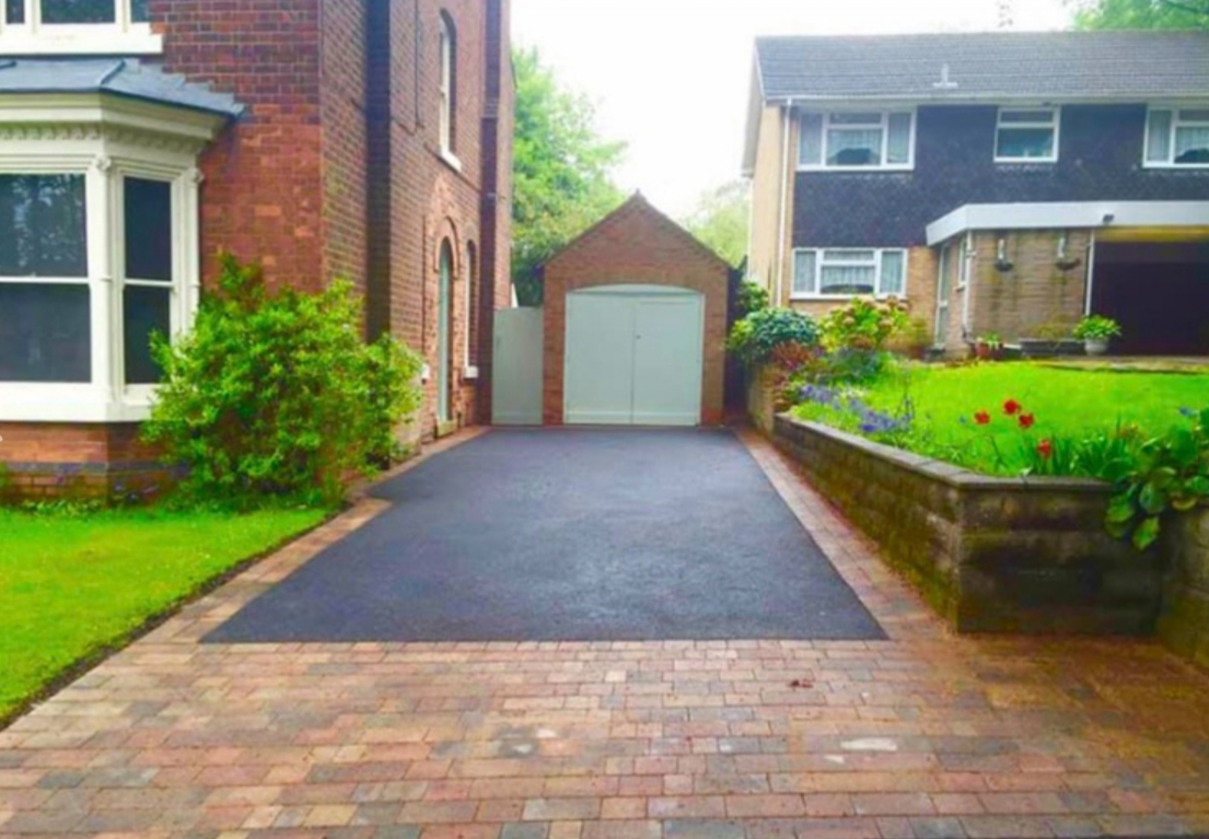 Block paving driveway