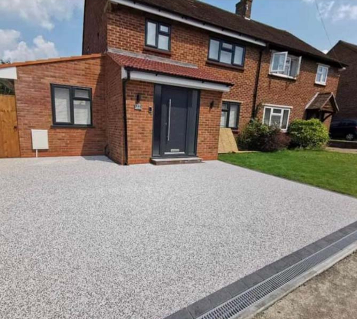 Resin bound driveway