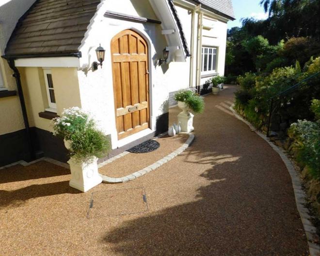 Resin bound driveway