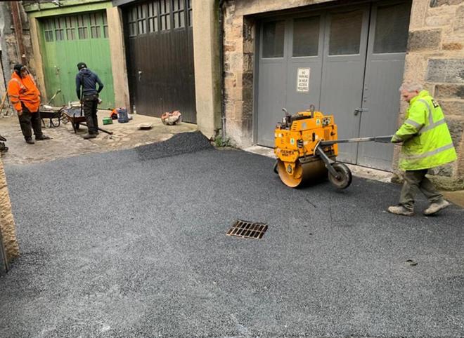 Tarmac driveway